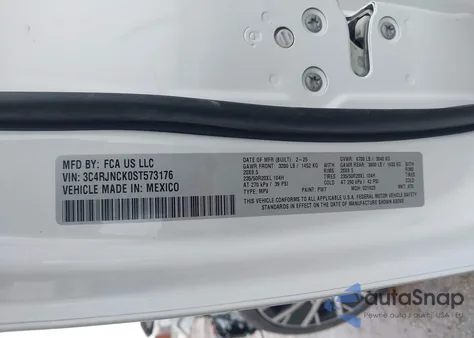 2025 Jeep Wagoneer S Limited z USA, uszkodzony, nr VIN 3C4RJNCK0ST573176